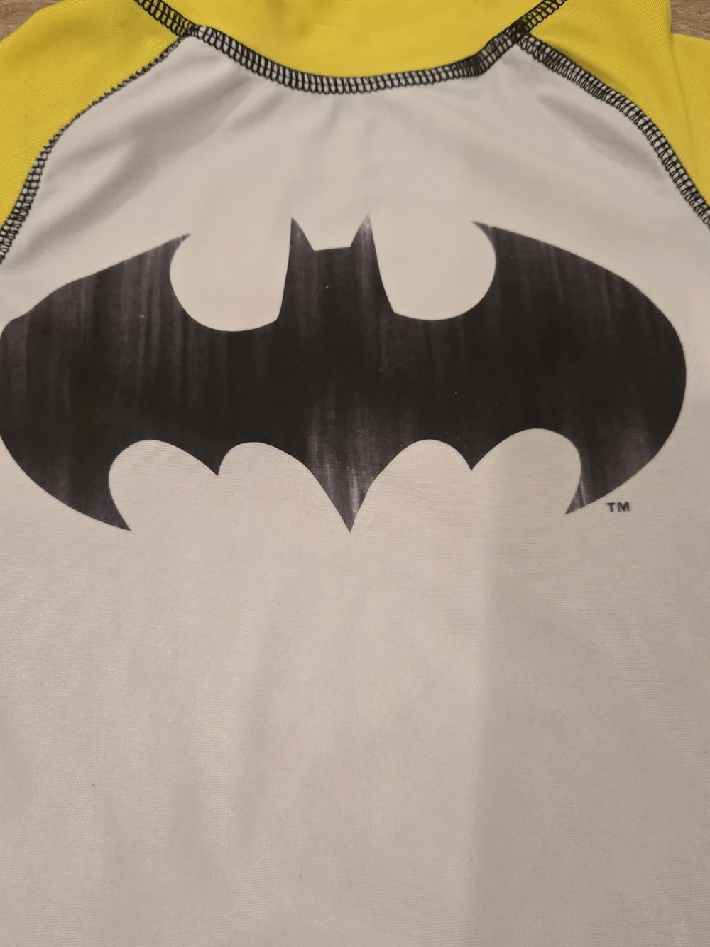 DC Comics Batman Toddler Boys Rash Guard Swim Shirt - Size 4T